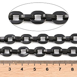 201 Stainless Steel Oval Link Chains&nbsp;CHS-F024-07EB