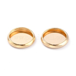 304 Stainless Steel Cabochon Settings&nbsp;STAS-Y001-12B-G