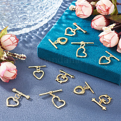 10Sets 5 Styles Brass Toggle Clasps&nbsp;KK-TA0008-80