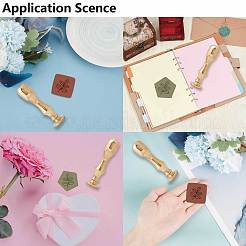 Brass Clay Seal Stamp Set&nbsp;DIY-WH0576-003