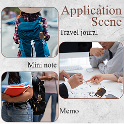 4Pcs 2 Colors Leather Notebook&nbsp;AJEW-CP0006-68A