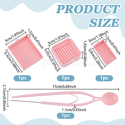 1Pc Plastic with Iron Tweezers&nbsp;TOOL-WH0155-238A