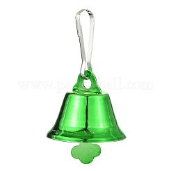 3Pcs 3 Colors Christmas Themed Iron Bell Pendant Decorations&nbsp;HJEW-JM02196