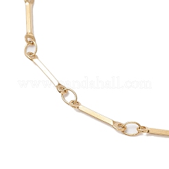 304 Stainless Steel Cuboid Bar Link Chain Anklets for Women&nbsp;AJEW-AN00660