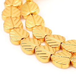 Electroplated Non-magnetic Synthetic Hematite Beads Strands&nbsp;G-F682-08-G