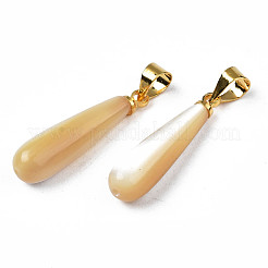 Natural Trochid Shell/Trochus Pendants&nbsp;SSHEL-N027-129G