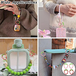6Pcs 2 Colors Alloy Spring Gate Rings&nbsp;FIND-YW0013-18