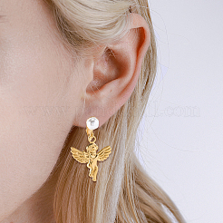 20Pcs 2 Colors 316 Surgical Stainless Steel Clip-on Earring Findings&nbsp;STAS-SC0010-45