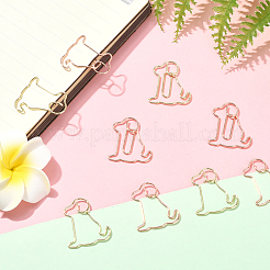 40Pcs 2 Colors Iron Paper Clips&nbsp;AJEW-SP0002-98B