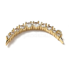 Brass Micro Pave Cubic Zirconia Pendants&nbsp;KK-I276-36G