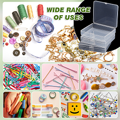Plastic Bead Containers with Hinged Lid&nbsp;AJEW-WH0479-92B