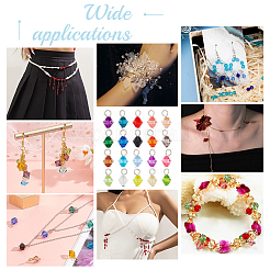 100Pcs 20 Colors Acrylic Pendants&nbsp;PALLOY-PH01746
