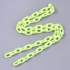 Opaque Acrylic Cable Chains&nbsp;X-SACR-N010-002I