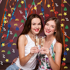 300Pcs 6 Styles Glitter Powder Paper Confetti&nbsp;DIY-WH20165-003