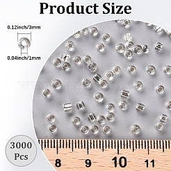 3000Pcs Glass Seed Beads&nbsp;SEED-PA0001-29B-05