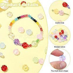 45Pcs 9 Colors Handmade Lampwork Beads&nbsp;LAMP-YW0001-24