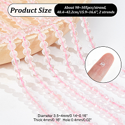 2 Strands Natural Rose Quartz Beads Strands&nbsp;G-NB0004-98