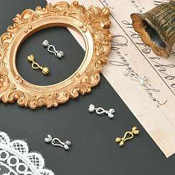 6Pcs 3 Colors Zinc Alloy S-Hook Clasps&nbsp;FIND-CJ0005-10