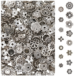 2 Sets Tibetan Style Alloy Bead Caps&nbsp;FIND-SC0019-65AS