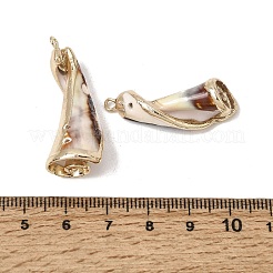 Brass & Natural Shell Pendants&nbsp;SH-CBA27C9-12