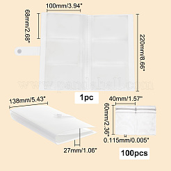 1Pc Rectangle PP Plastic Jewelry Storage Albums&nbsp;AJEW-PH0003-41