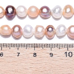 Natural Cultured Freshwater Pearl Beads Strands&nbsp;PEAR-T003-10