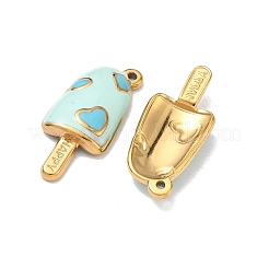 304 Stainless Steel Enamel Pendants&nbsp;STAS-K295-57G-03