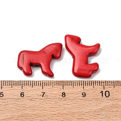 Synthetic Turquoise Dyed Horse Beads&nbsp;G-B015-04