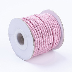 Round Braided Cowhide Cords&nbsp;WL-L009-01P
