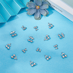 60Pcs 3 Styles 304 Stainless Steel Charms&nbsp;STAS-BBC0007-22