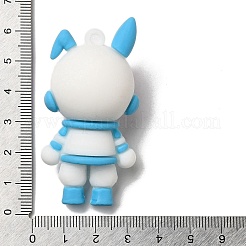 Rabbit Spaceman PVC Plastic Cartoon Big Pendants&nbsp;PVC-G005-01B