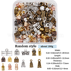 1Bag Tibetan Stylel Alloy Enhancer Shortener Bails&nbsp;FIND-BM0001-35
