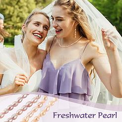 2 Strands 2 Styles Natural Cultured Freshwater Pearl Beads Strands&nbsp;PEAR-GA0001-03