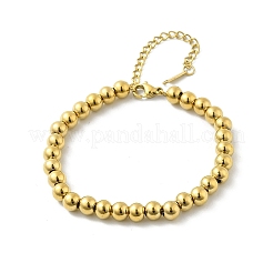 304 Stainless Steel Beaded Bracelets for Women&nbsp;BJEW-P348-01D-G