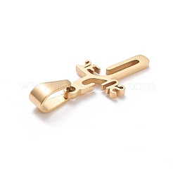 Ion Plating(IP) 304 Stainless Steel Pendants&nbsp;STAS-L216-34G