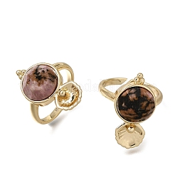 Brass Cuff Rings for Women&nbsp;GG-CBA7610-10G-06