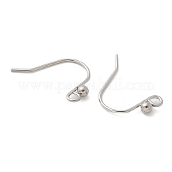 201 Stainless Steel Ear Hooks&nbsp;STAS-C117-02P