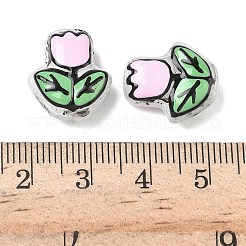 Transparent Glass Enamel Beads&nbsp;LAMP-C023-01D