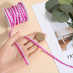 Two Tone Polyester Wavy Fringe Trim Ribbon&nbsp;OCOR-GF0003-97B