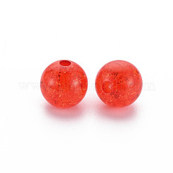 Transparent Crackle Acrylic Beads&nbsp;MACR-S373-66C-N08