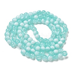 Crackle Glass Beads Strands&nbsp;GLAA-U001-8mm-02