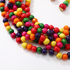 Bohemia Wood Round Beaded Necklaces & Dangle Earrings Sets&nbsp;FS-WG2E105-01