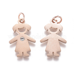 316 Surgical Stainless Steel Pendants&nbsp;STAS-L242-02RG