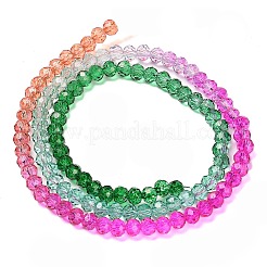 Transparent Painted Glass Beads Strands&nbsp;LS-DGLA-A034-T3mm-A03