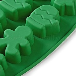 Christmas Rectangle Cake DIY Food Grade Silicone Mold&nbsp;DIY-K075-07