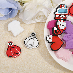 15Pcs 15 Style Food Grade Eco-Friendly Silicone Beads&nbsp;FIND-CA0008-27
