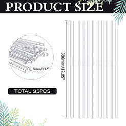 Acrylic Rods Solid&nbsp;FIND-WH0609-58