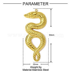 304 Stainless Steel Pendants&nbsp;STAS-OY001-09G