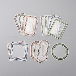 Time Border Theme PET Plastic Visible Decorative Stickers&nbsp;DIY-WH0304-532