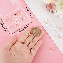 20Pcs Brass Stud Earring Findings&nbsp;DIY-CN0002-46